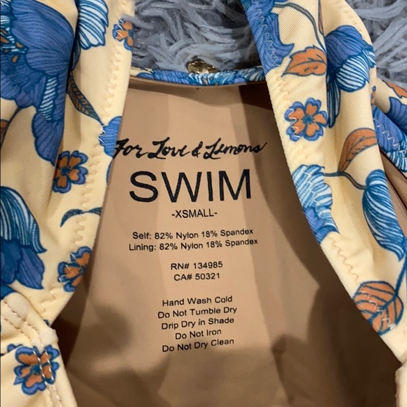 For Love And Lemons Swim New For Love Lemons Tulipe One Piece Swim